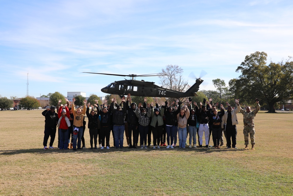 Columbus JROTC Visit