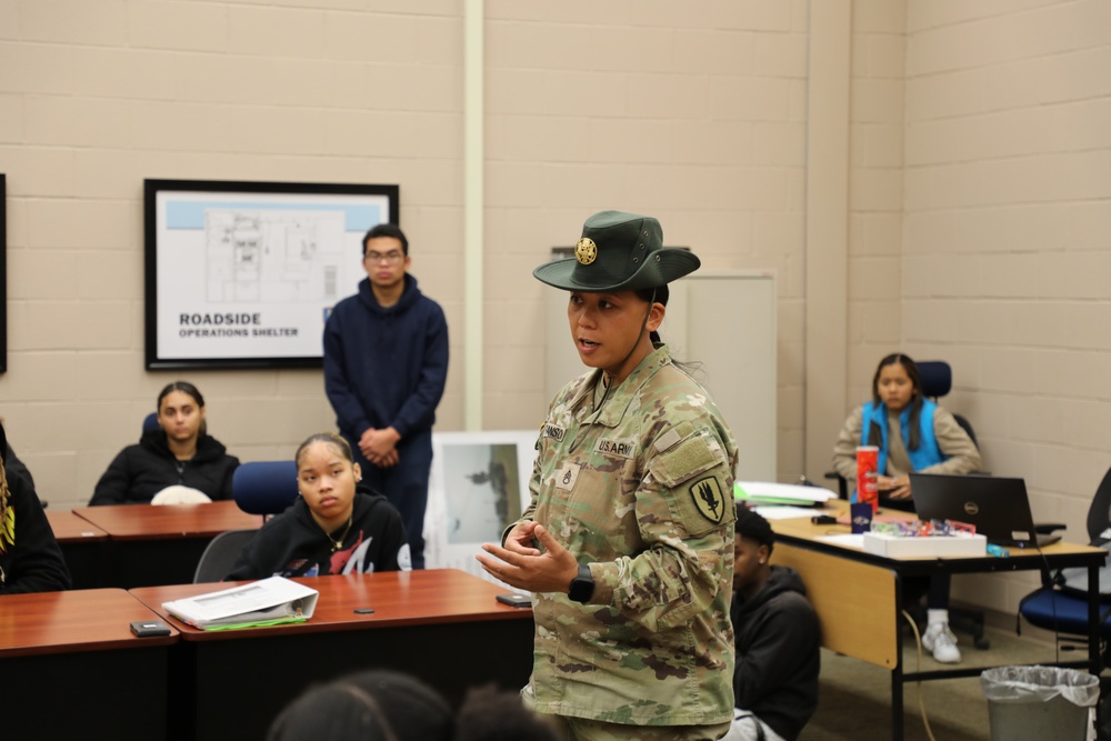 Columbus JROTC Visit