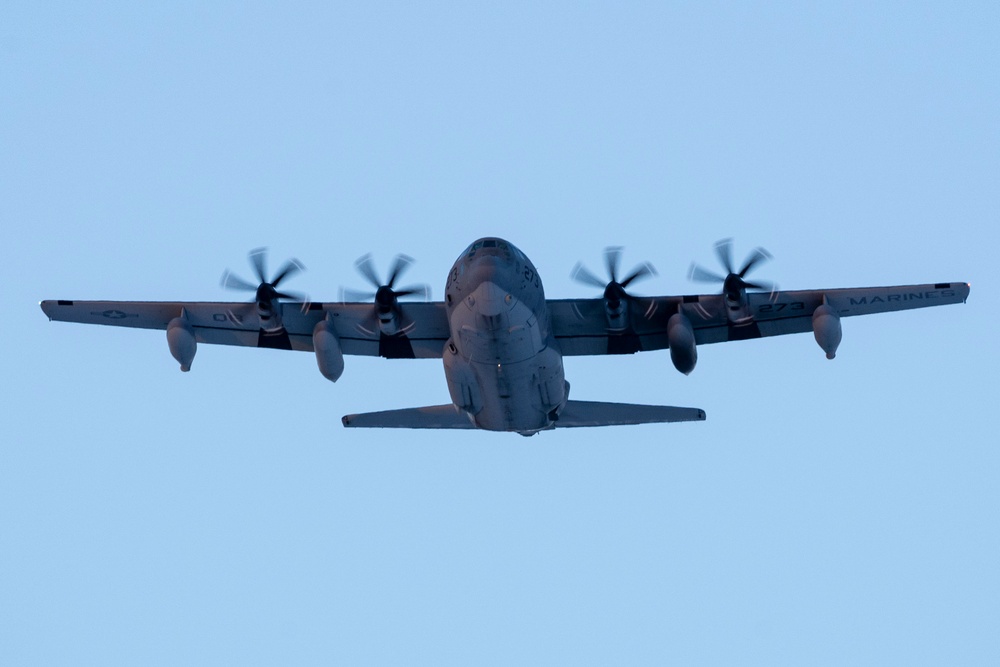 Army paratroopers and Marine Corps aviators conduct joint airborne training at JBER