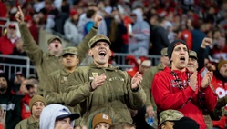 Ohio State University military appreciation game honors Guard members, recruits, veterans [Image 4 of 4]
