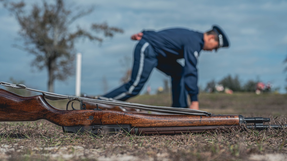 Training the Future of Tyndall Honor Guard