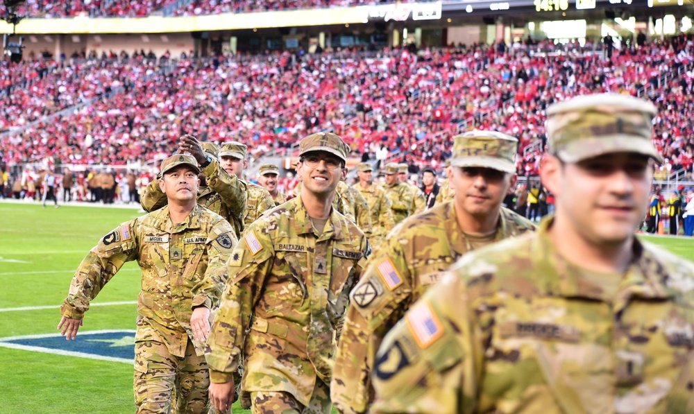 40th Combat Aviation Brigade Takes Flight at the 49ers Game