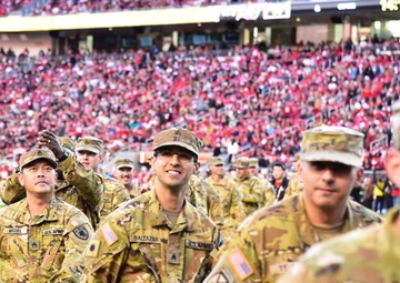 40th Combat Aviation Brigade Takes Flight at the 49ers Game