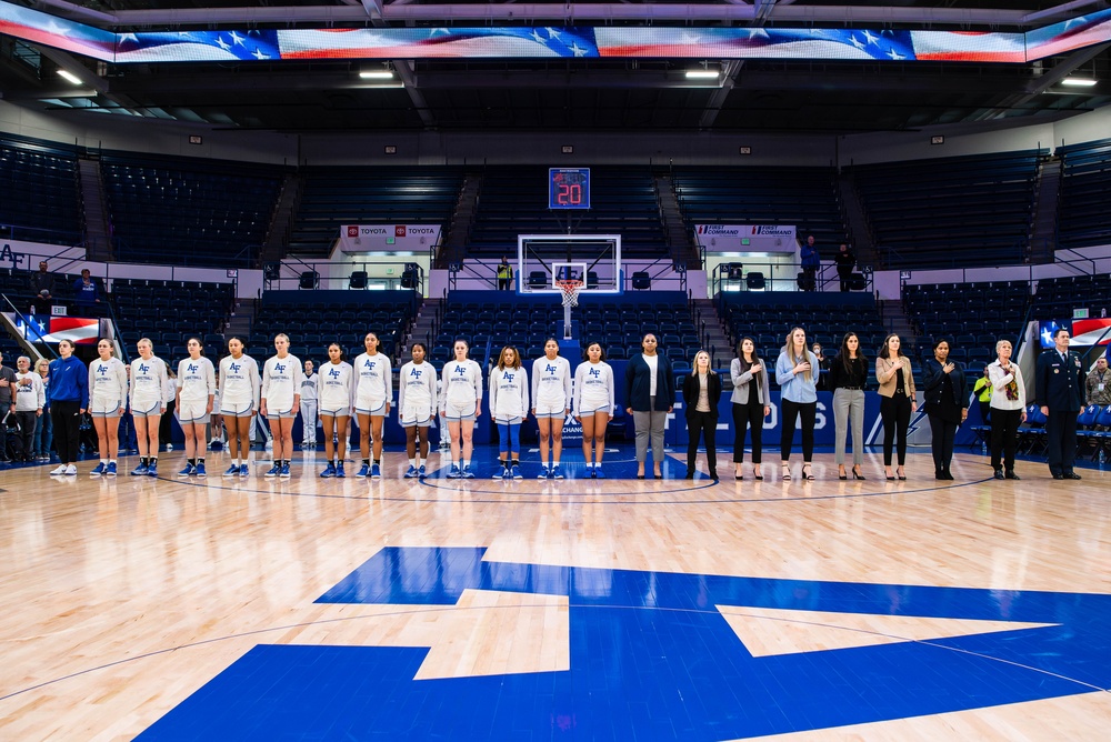 USAFA Women's Basketball vs UNC