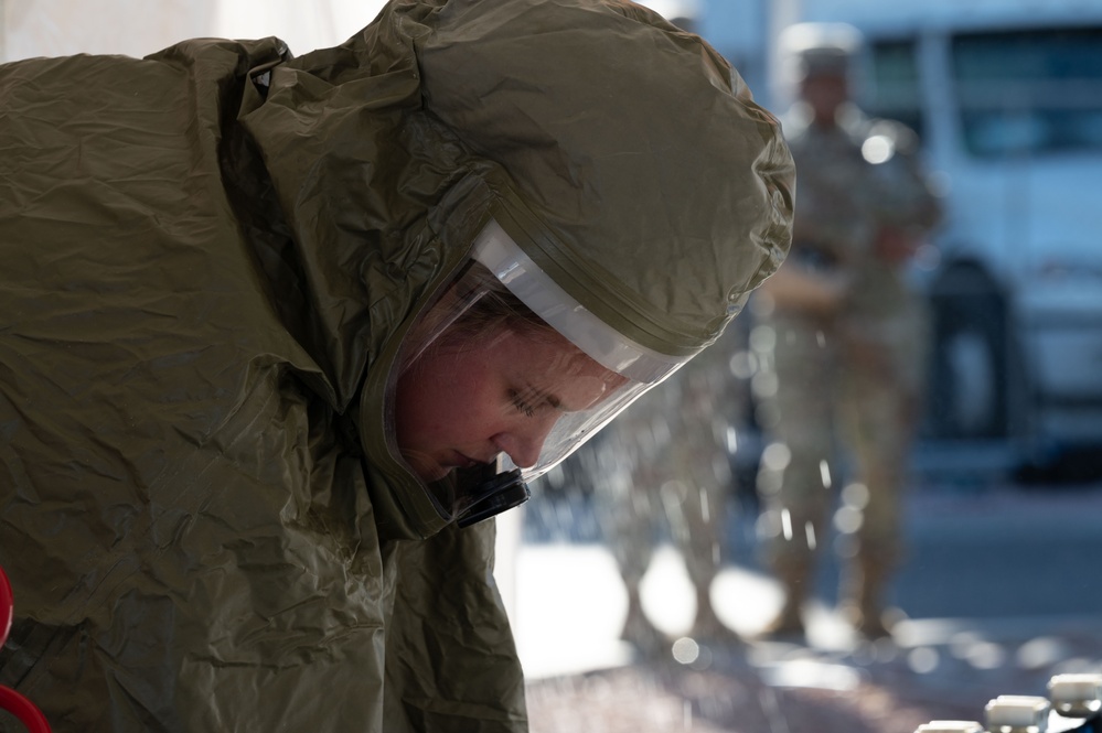 99th Medical Group Undergoes Chemical Crisis Response Training