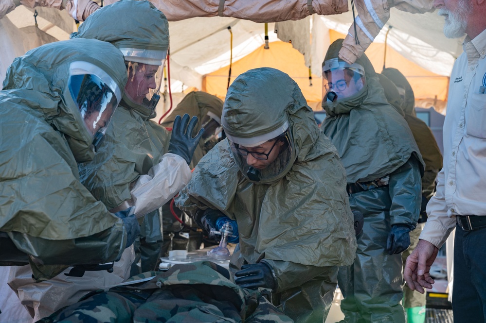 99th Medical Group Undergoes Chemical Crisis Response Training