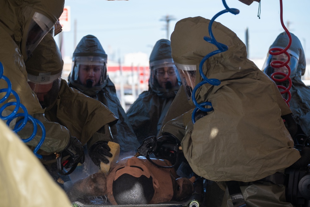 99th Medical Group Undergoes Chemical Crisis Response Training