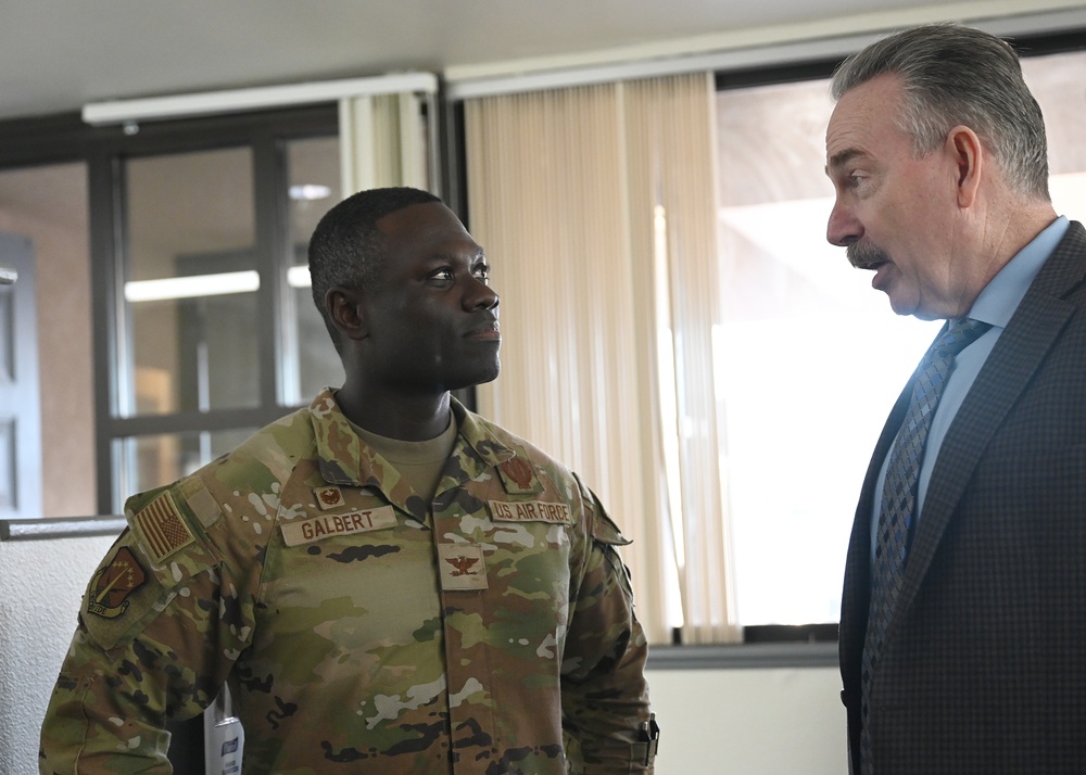 Adopt an Airman participants visit F.E. Warren