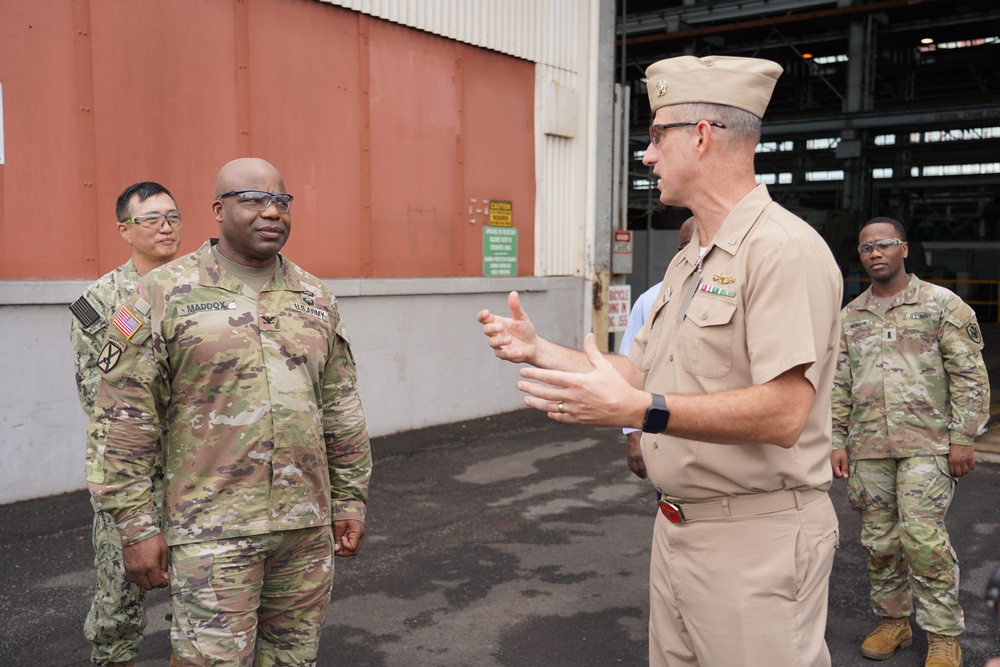 Defense Logistics Agency (DLA) Troop Support Tours Pearl Harbor Naval Shipyard