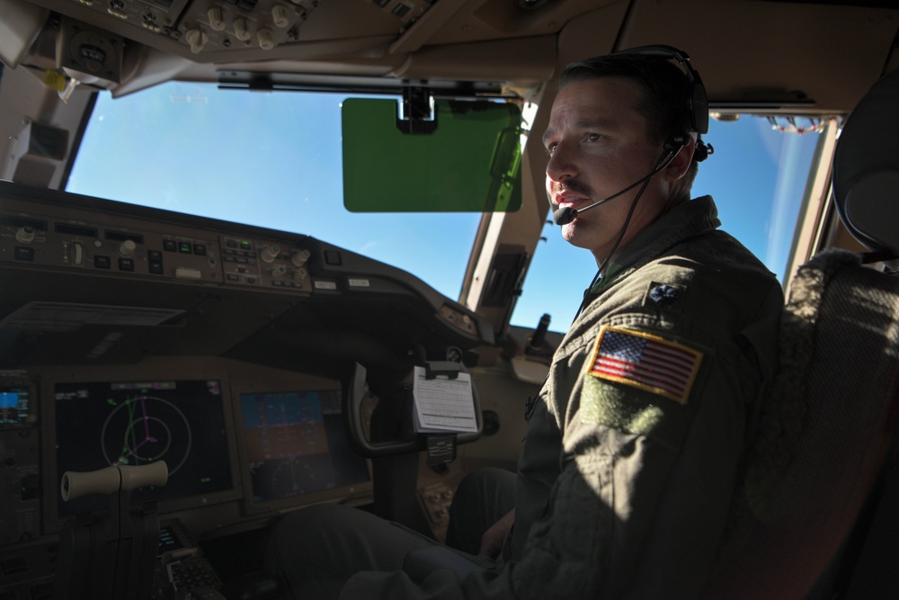 Travis AFB leadership flies two new KC-46s to their new home