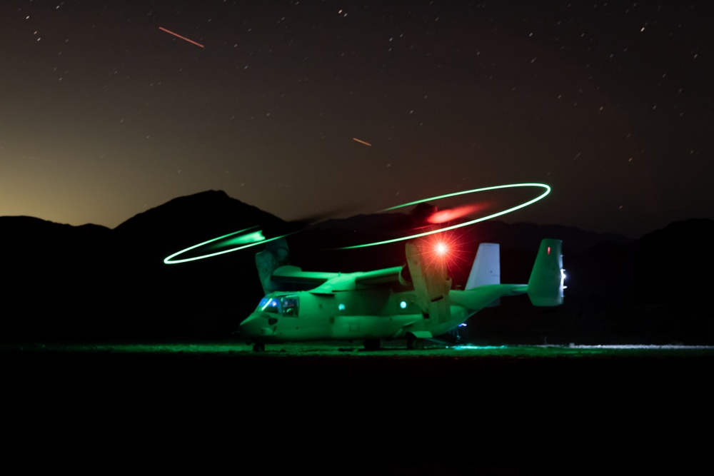 Marines with V3/4 conduct a company assault at Range 230 during Steel Knight 23.2