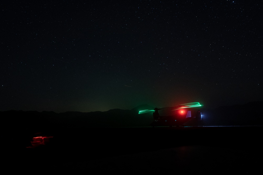 Marines with V3/4 conduct a company assault at Range 230 during Steel Knight 23.2