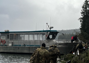Army DART assists with recovery of Coast Guard helicopter