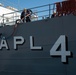 Barracks Craft Nueces (APL 40) Departs Yokosuka