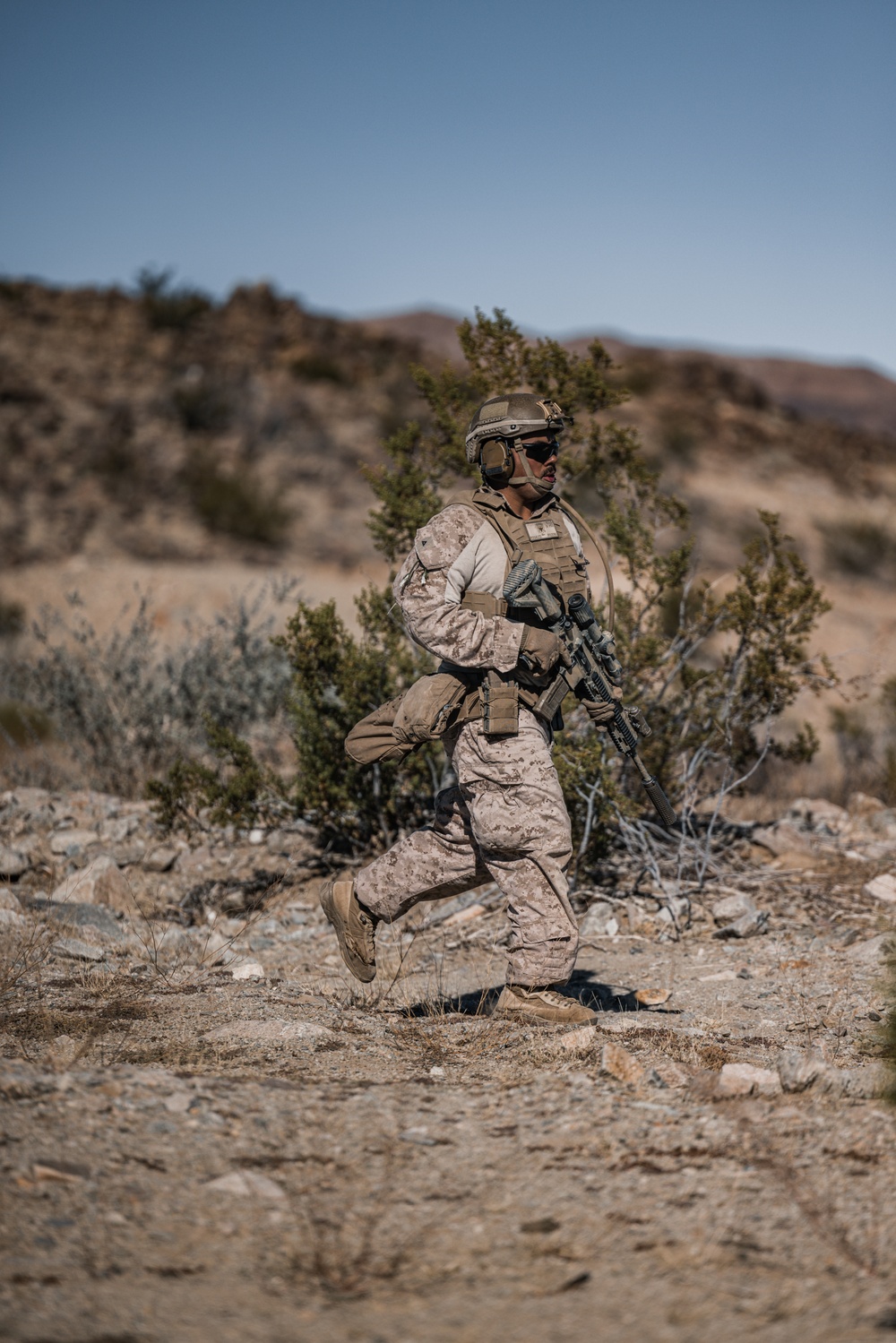 Marines with V3/4 conduct a company assault at Range 230 during Steel Knight 23.2