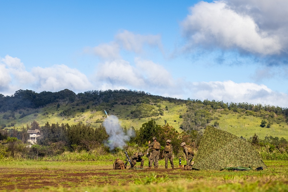 3d LCT conducts 81mm Live-Fire Mortar Range