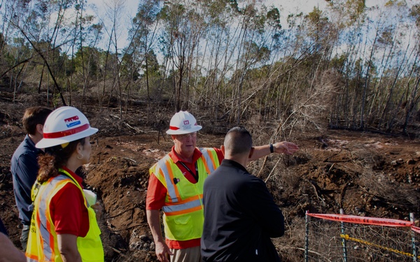 FEMA FCO and Hawaii SCO visit Hawaii Wildfires burn zones