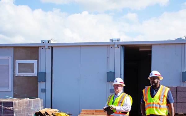 FEMA FCO and Hawaii SCO visit Hawaii Wildfires burn zones