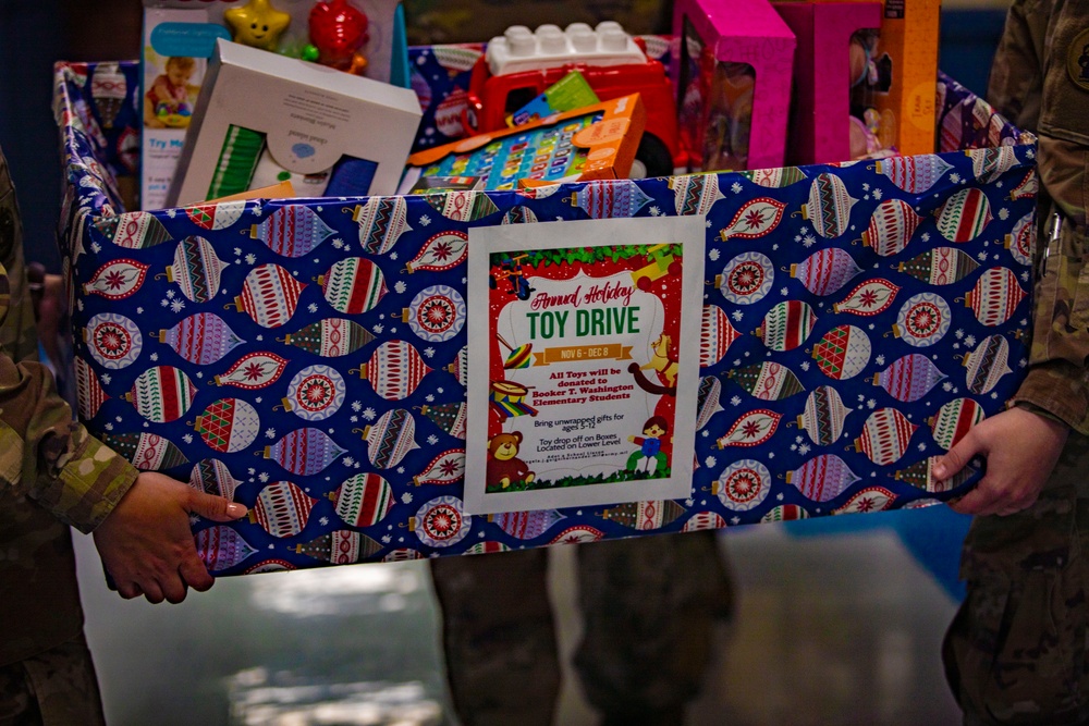 ARSOUTH spreads holiday cheer with a toy drop