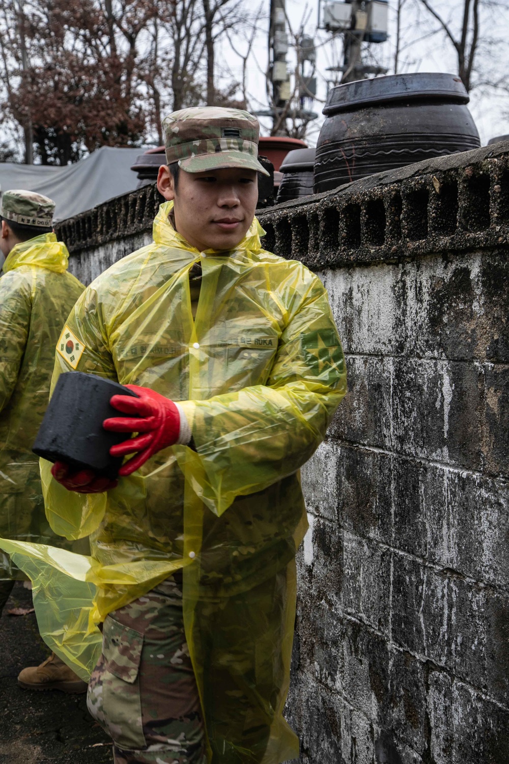 Camp Casey U.S. Soldiers deliver coal briquettes to underprivileged neighborhoods in the city of Uijeongbu