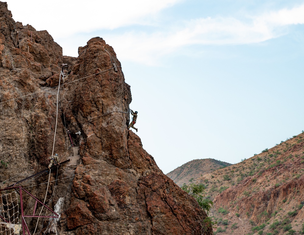 French Desert Commando Course 2023 - Mountain Obstacle Course