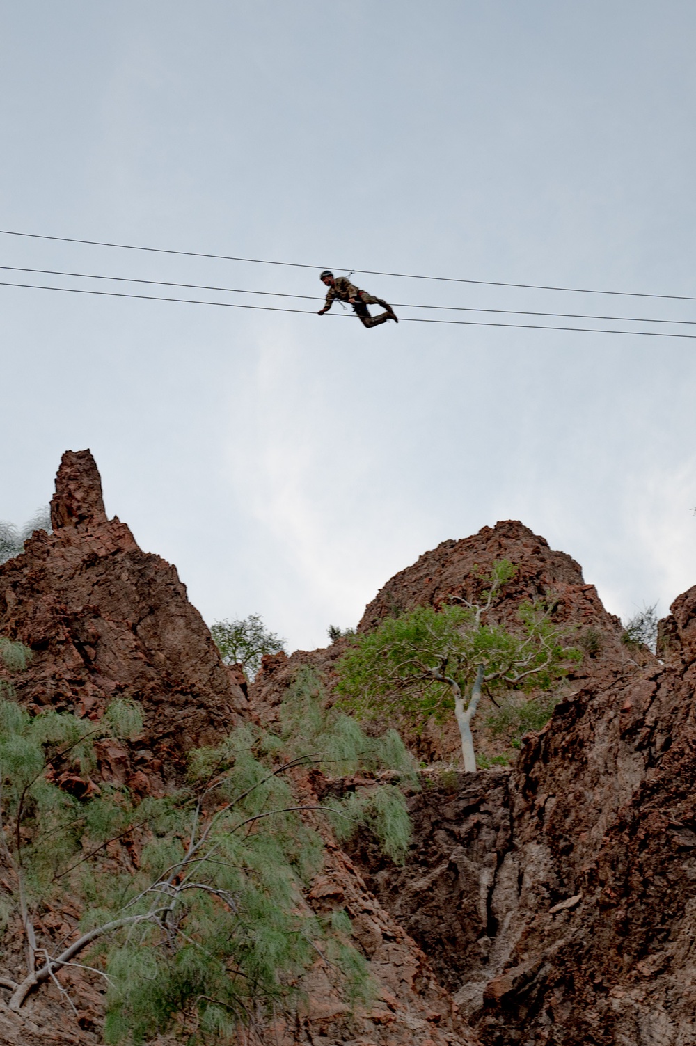 French Desert Commando Course 2023 - Mountain Obstacle Course