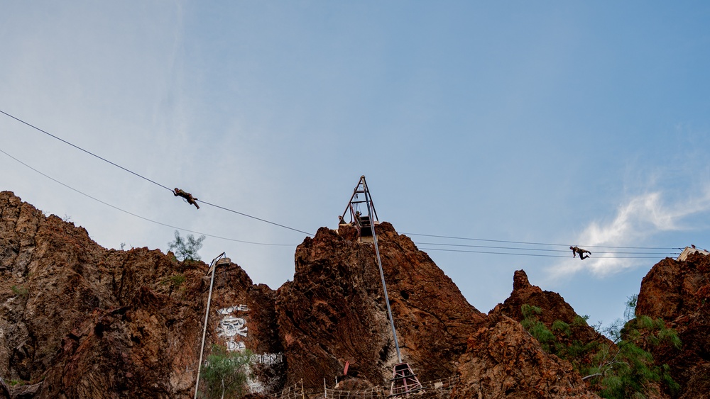 French Desert Commando Course 2023 - Mountain Obstacle Course