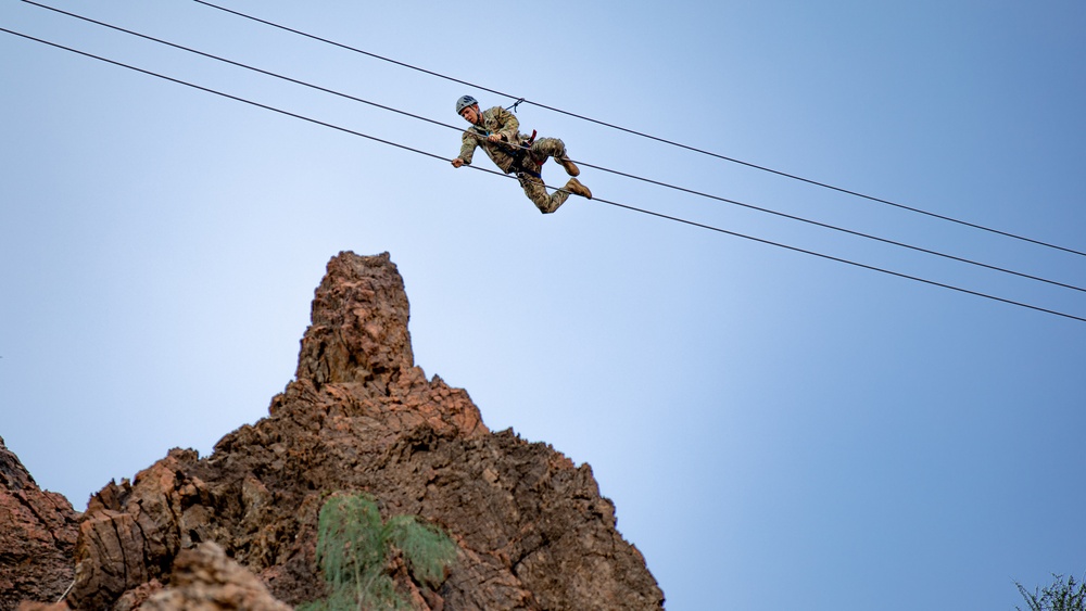 French Desert Commando Course 2023 - Mountain Obstacle Course