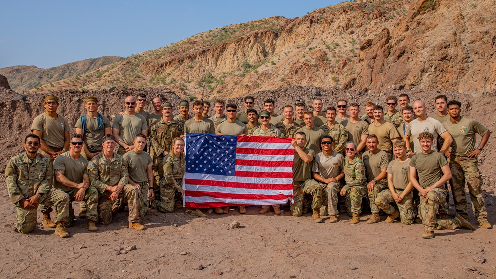 French Desert Commando Course 2023 - Mountain Obstacle Course