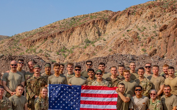 French Desert Commando Course 2023 - Mountain Obstacle Course