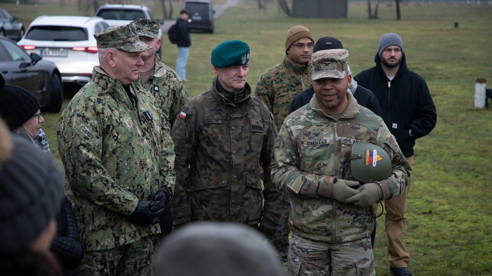 Through the Lens of an Iron Soldier: VCJCS Adm. Grady visits Soldiers in Poland