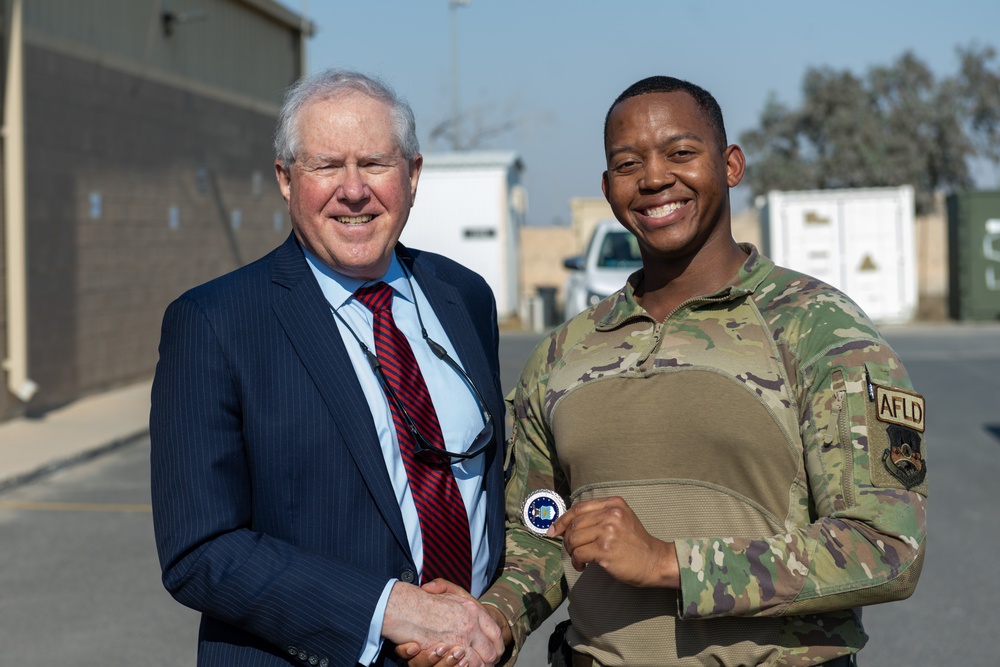 SECAF visits Airmen, Guardians, sees AFFORGEN in action