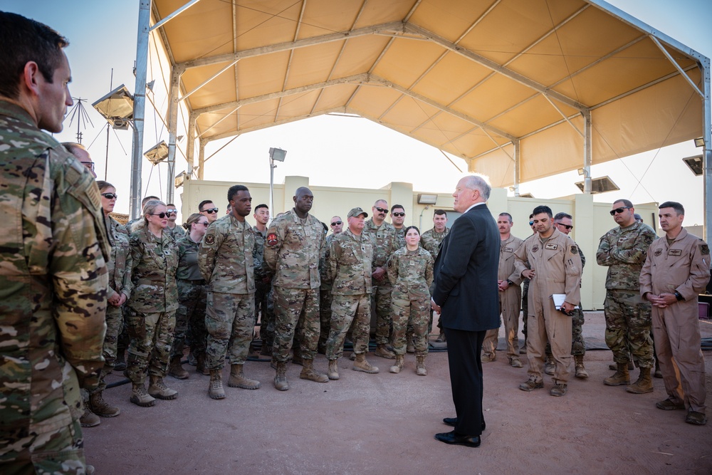 SECAF visits Airmen, Guardians, sees AFFORGEN in action