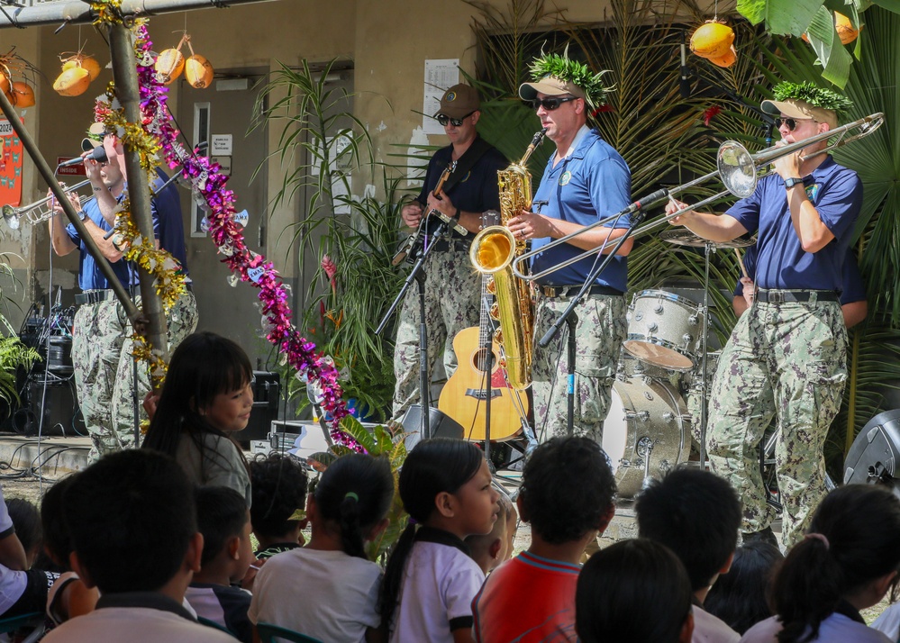 Pacific Partnership 2024-1: Kolonia Elementary Band Performance