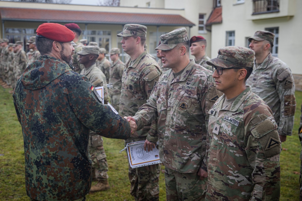 German Schützenschnur awarded to U.S. Soldiers