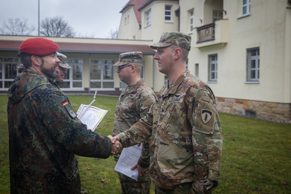 German Schützenschnur awarded to U.S. Soldiers