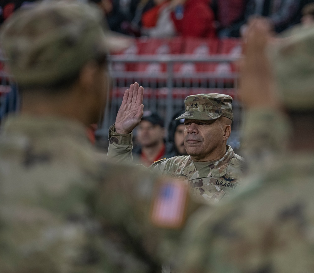 Ohio State hosts military appreciation game on Veterans Day