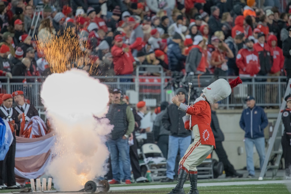 Ohio State hosts military appreciation game on Veterans Day