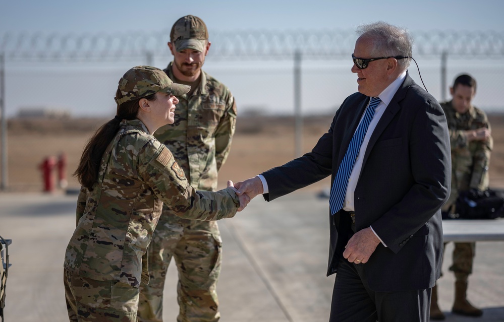 SECAF visits Airmen, Guardians, sees AFFORGEN in action