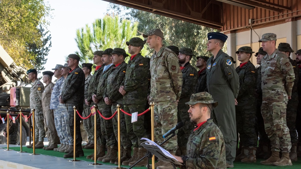 Spanish Patriot Unit hosts Santa Barbara ceremony with NATO partners