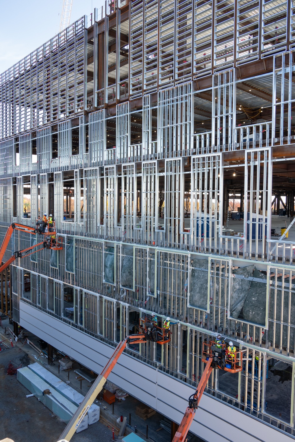 Construction continues at the Louisville VA Medical Center Nov. 8, 2023