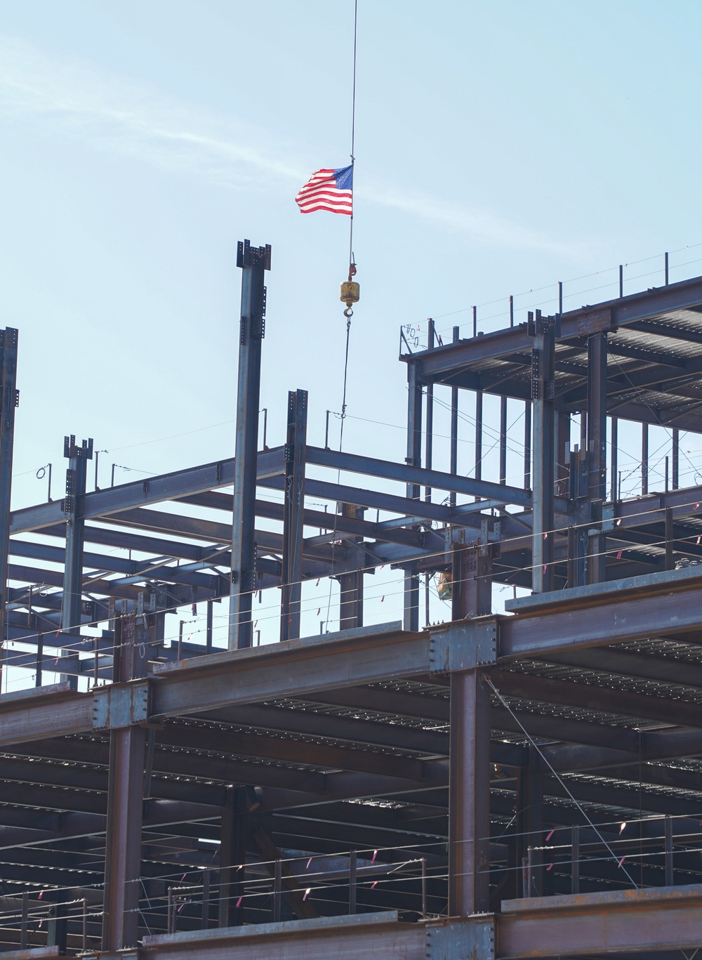 Construction continues at the Louisville VA Medical Center Nov. 8, 2023