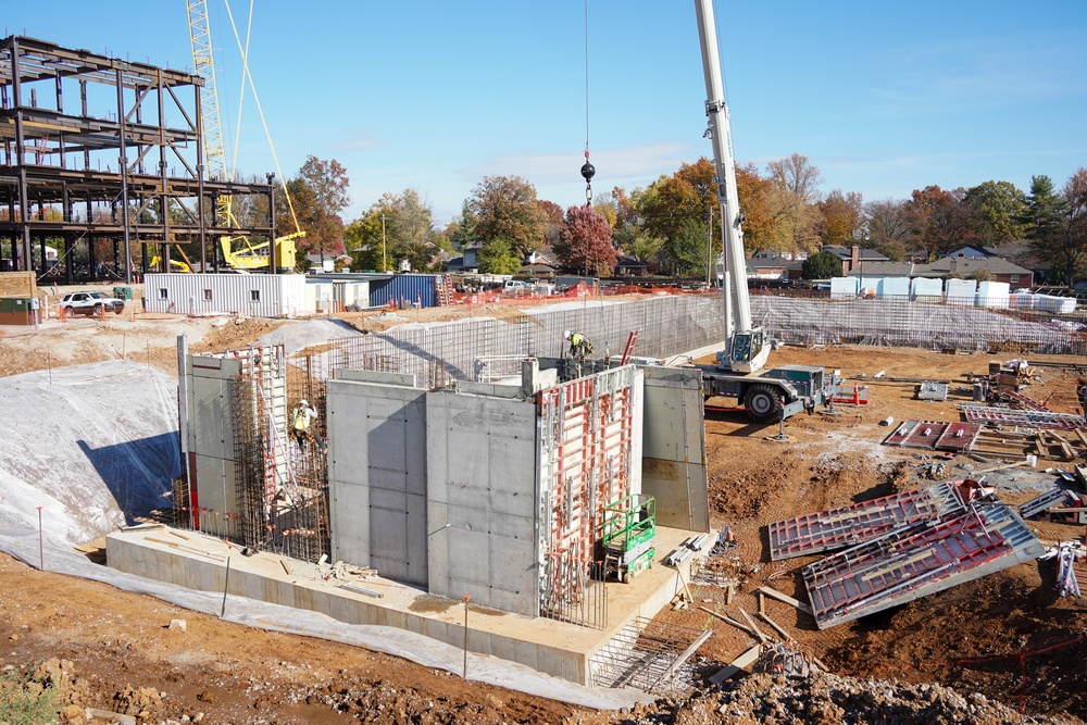 Construction continues at the Louisville VA Medical Center Nov. 8, 2023