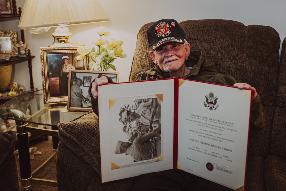 Portraits of Korean and Vietnam War Veteran, Ismael Gonzalez-Ramos