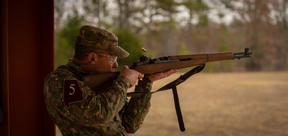 Alabama National Guard Best Warrior 2023 M1 Garand Challenge