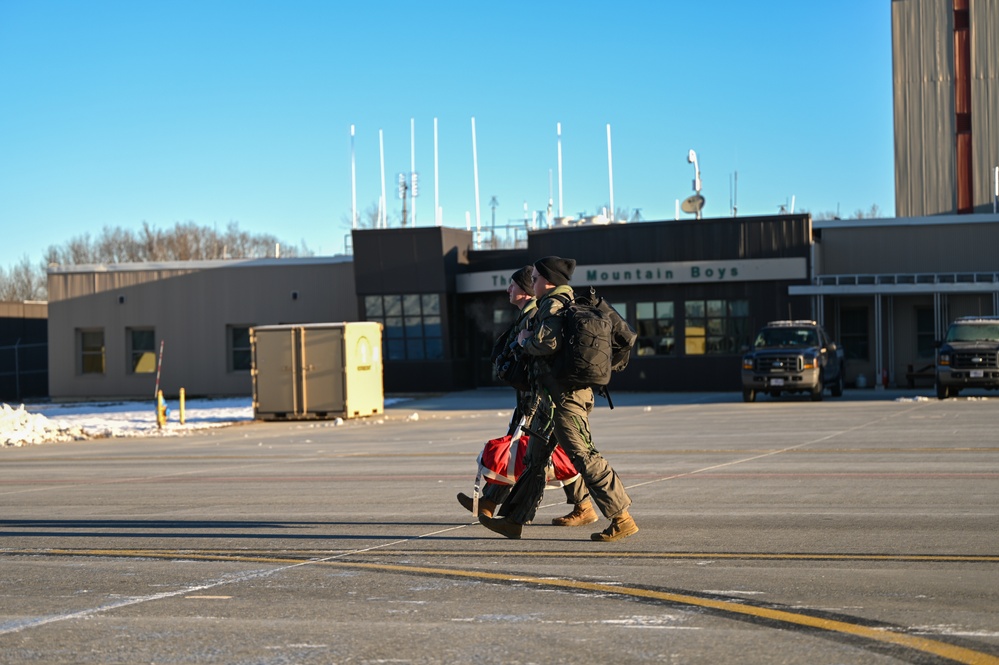 Cool December morning F-35 Launch