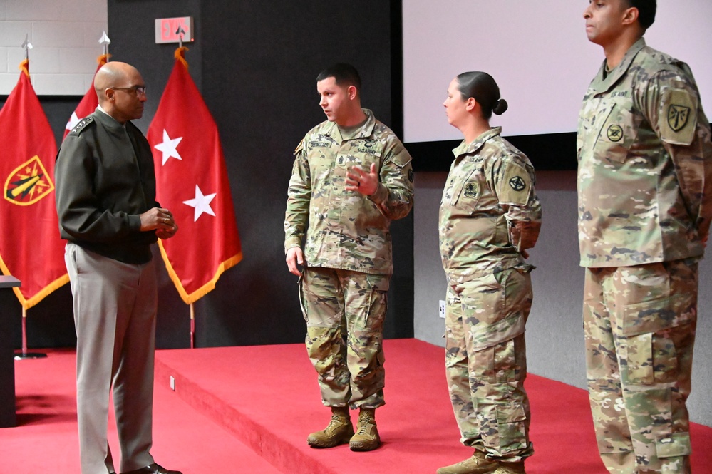 Gen. Gary M. Brito visits Fort Sill, Oklahoma