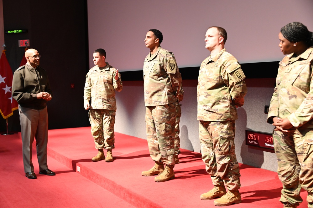 Gen. Gary M. Brito visits Fort Sill, Oklahoma