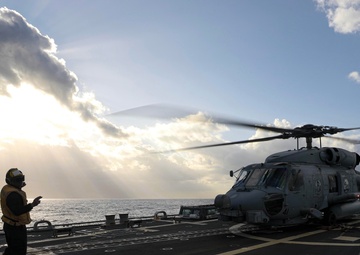 USS Dewey (DDG 105) Conducts Flight Operations