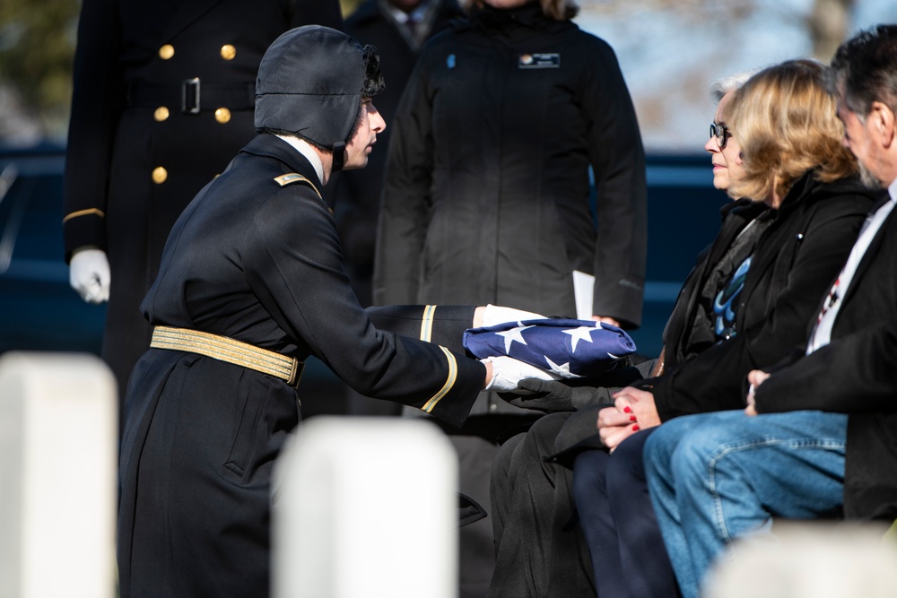 Military Funeral Honors with Funeral Escort are Conducted for U.S. Army Cpl. Gordon McCarthy in Section 18